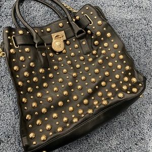 Black and gold Michael Kors Bag